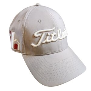 Titleist Tour Performance Hat Cap Gray Embroidered Golf Logo